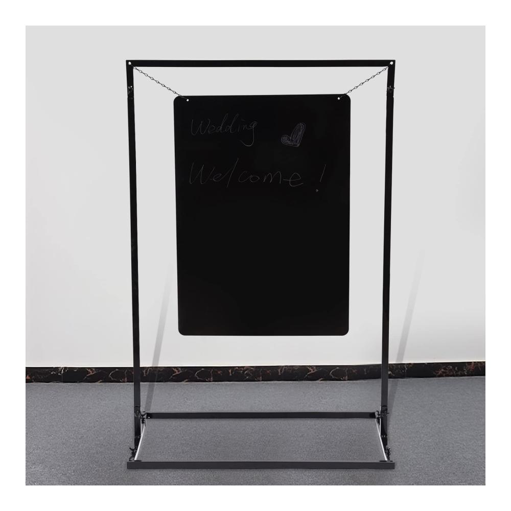 Erleben Sie stilvolle Zeremonien 110x75cm Metall Bogenständer für Schwarzes Hintergrund-Deko. Perfekt für Hochzeiten Firmenfeiern und mehr. Willkommen Ballonbogen Gestell mit Fuß für unvergessliche Veranstaltungen