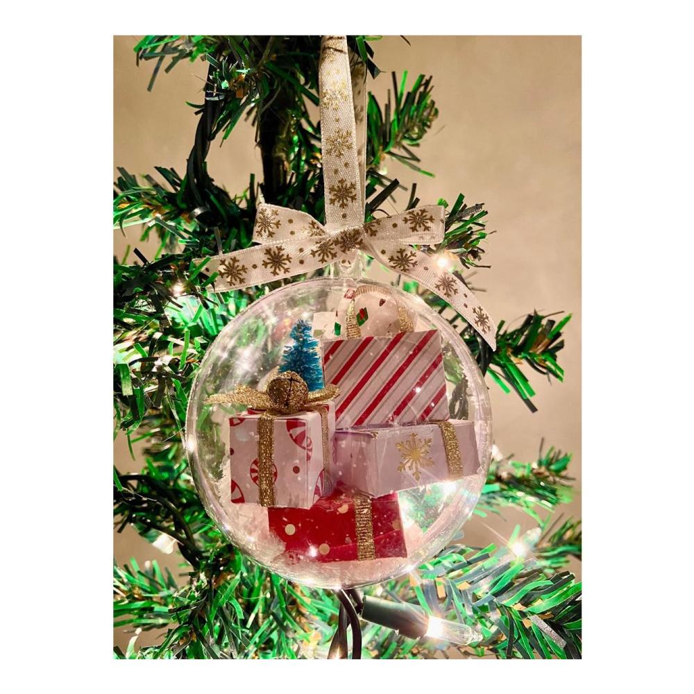 Entzückende Boxen & Kästen Lustige Weihnachtsbaum-Geschenkornamente  Mini-Paket-Ornamente für humorvolle Feststimmung! Perfekte Ergänzung für Ihre
