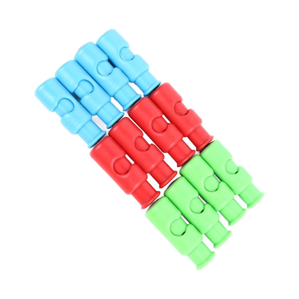 12 Stück Vorratsdosen-Sets | Frische & Ordnung bewahren | Brotbeutel-Clips aus stabilem ABS-Kunststoff | 3 Farben | Einfache Handhabung für Küche Haushalt & unterwegs