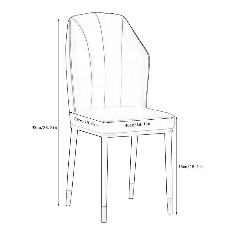 Entdecken Sie Eleganz und Komfort Moderne Esszimmerstühle 4er-Set mit hoher Rückenlehne und weichem Sitz. Stilvolle Küchen- und Wohnzimmerstühle in wasserdichtem Beige-Lederdesign. Metallbeine für Stabilität. Verleihen Sie Ihrem Essbereich Glanz