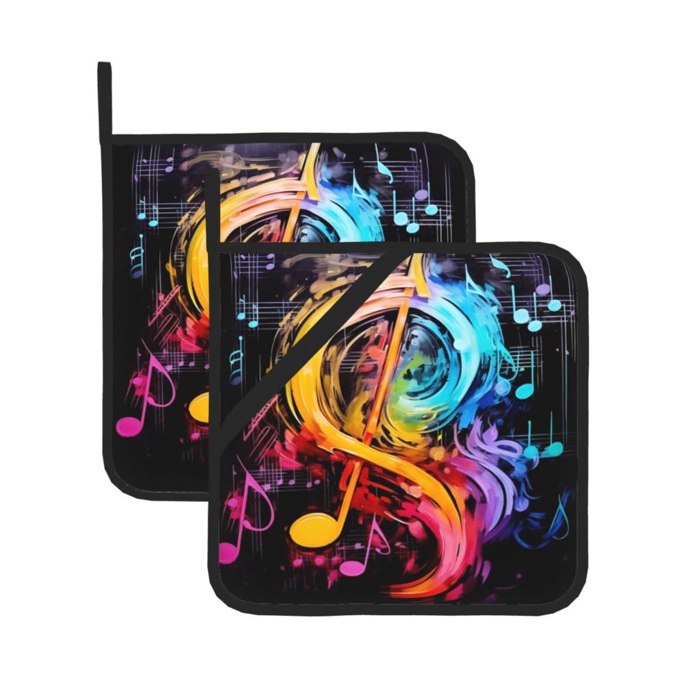 Bunte Musiknoten
