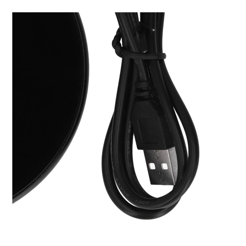 Set aus 2 Smart Cappuccino-Tassenwärmern | USB-Kabel | 55 °C | Kaffeegenuss zu Hause im Büro & unterwegs | Platzsparend & effizient | Schwarz