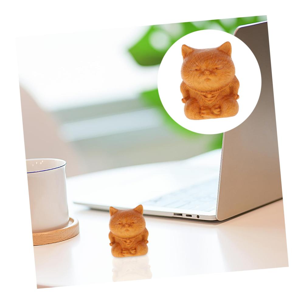Entzückende handgeschnitzte Holzpuppen Perfekte Miniaturdekoration für Sammler und Geschenkidee für Kinder