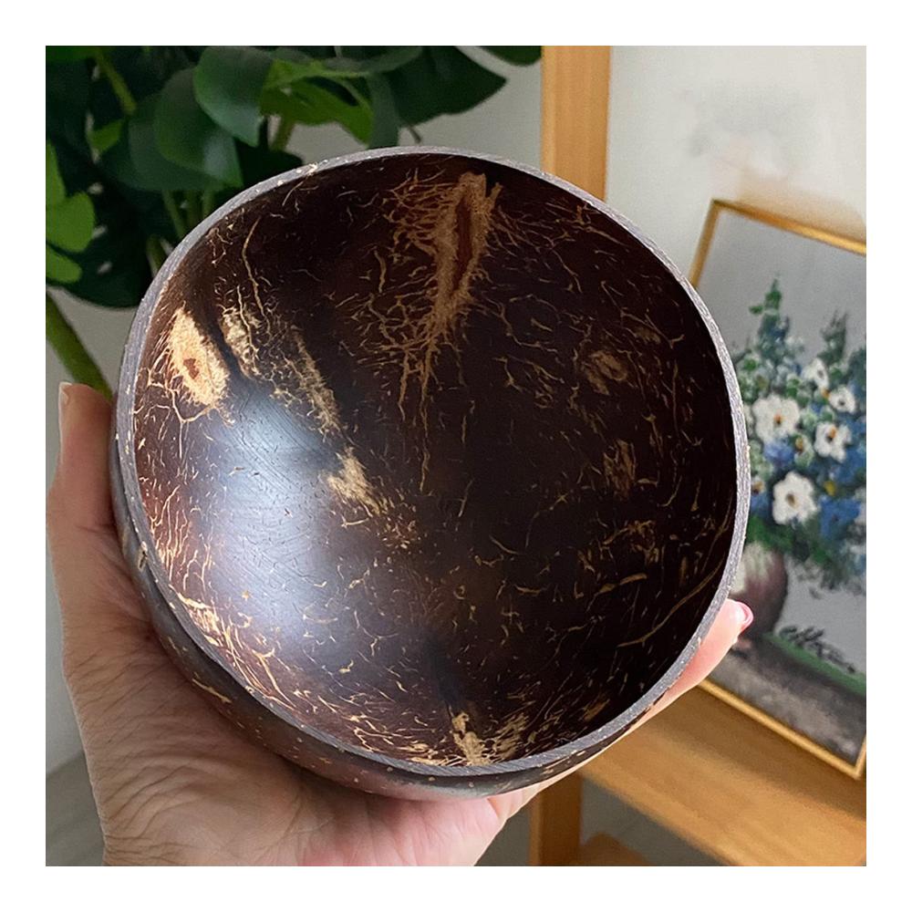 Entdecken Sie unsere exklusiven Salatschüsseln aus natürlichen Kokosnussschalen | Set mit einzigartiger Textur für köstliche Salate und mehr | Umweltfreundlich und wiederverwendbar | Perfekt für gesunde Mahlzeiten und stilvolles Servieren