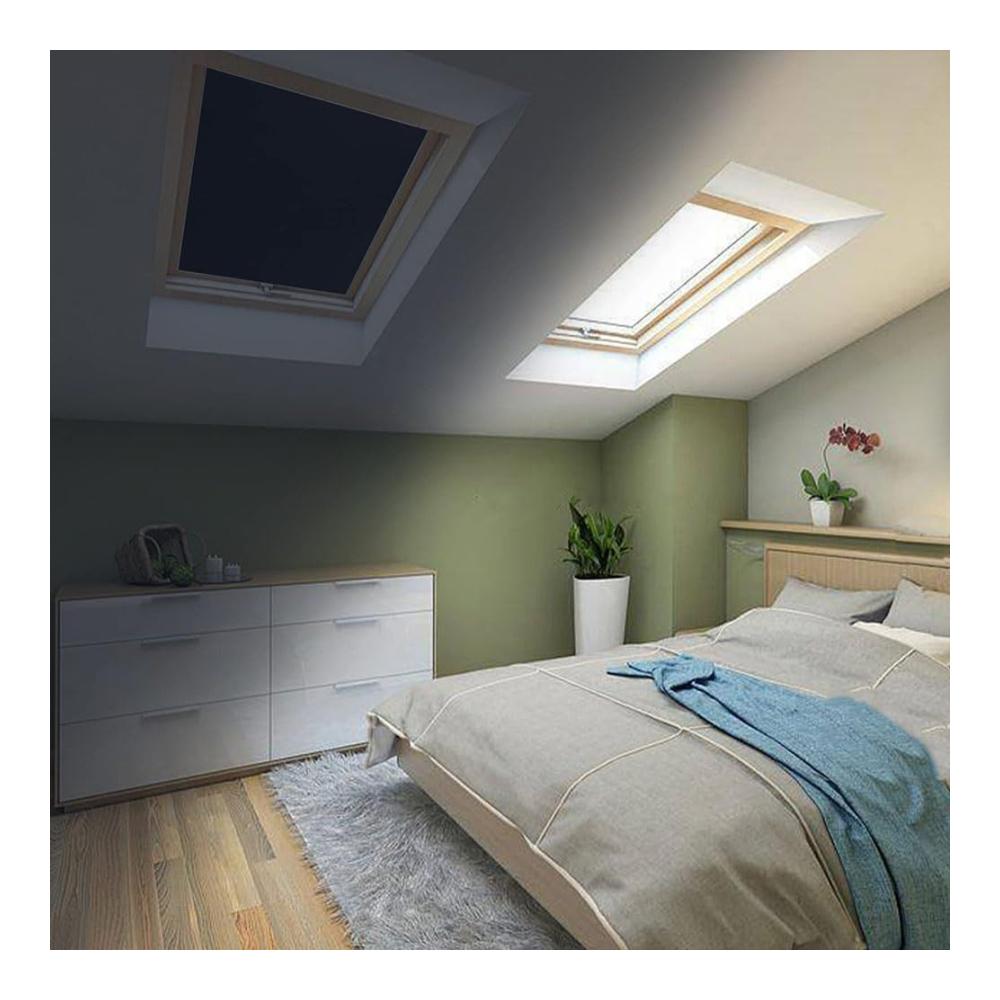 Verdunkelungsrollo | 100% Blickdicht | Auf Maß Zuschneidbar | Einfache Installation | Raffrollos & Jalousien für Schlafzimmer Büro & Reisen | Verschiedene Farben & Größen | Inkl. Befestigungsmaterial