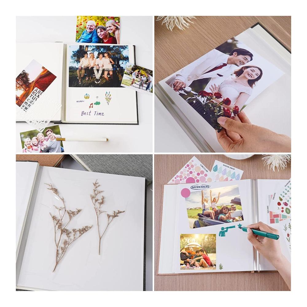 Selbstklebende Fotoalbum-Nachfüllseiten Premium-Qualität 10 Blätter/20 Seiten 28x27cm Perfekt für AIOR Alben & Papiere Einfaches Hinzufügen von Erinnerungen Fotobuch-Erweiterung Hochwertiges Papier