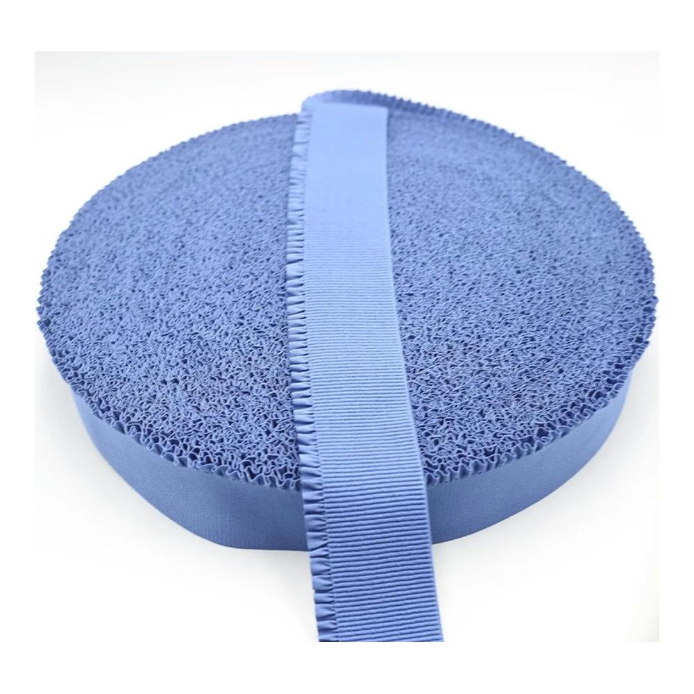 Hochwertiger 2-Zoll-Plissierter Elastischer Spitzenbesatz in 7 Farben - Perfekt für Nähen Basteln und Kleidung - 1 Yard/Lot