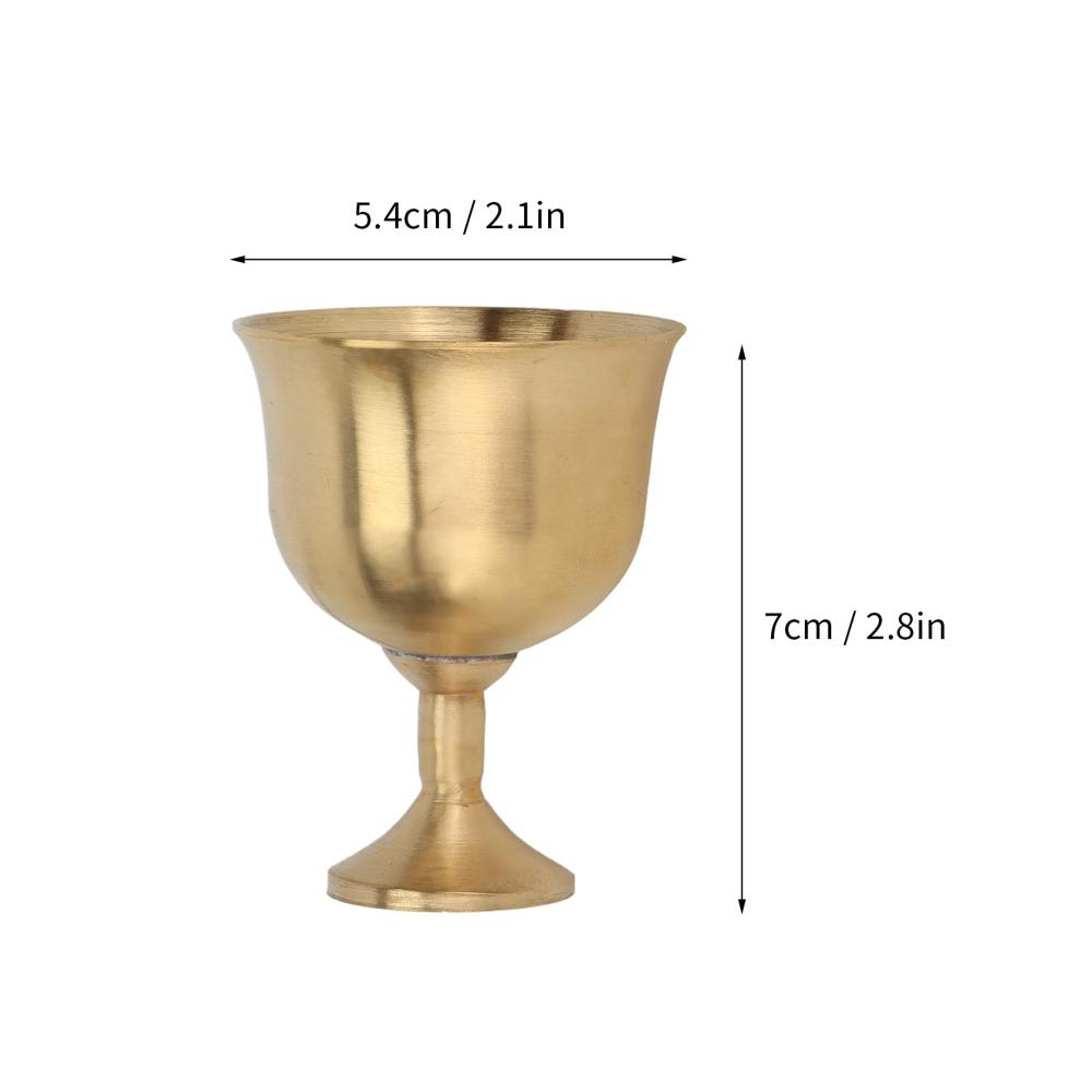 Rotweingläser Elegante Vintage-Weinkelche aus Messing für stilvolle Genießer | Klassisches Design für Hochzeiten Weihnachten & mehr