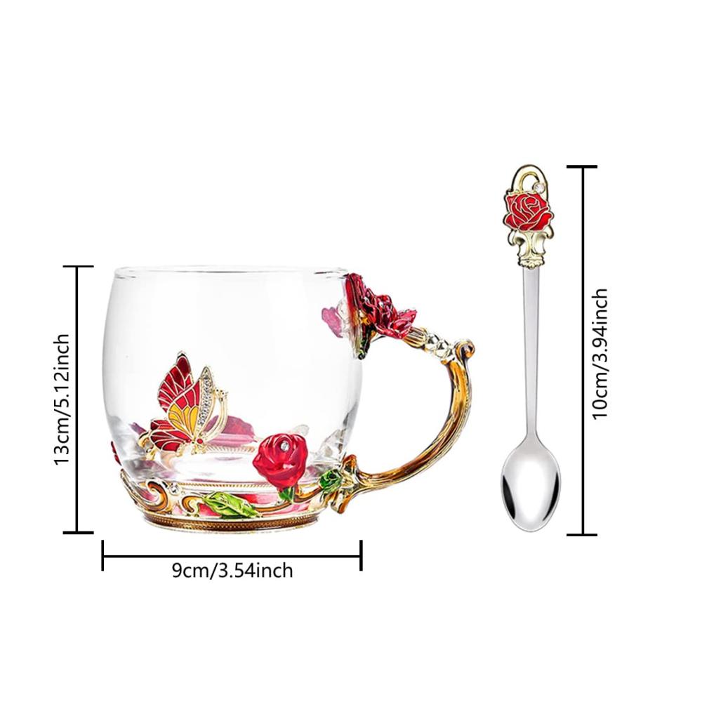 Entdecken Sie stilvolle Kaffee- & Teegläser Zup Butterfly Zoffee Becher aus Glas 330 ml - Einzigartiges Design für Genussmomente - Perfekt für Kaffee Tee und mehr - Ideales Geburtstagsgeschenk