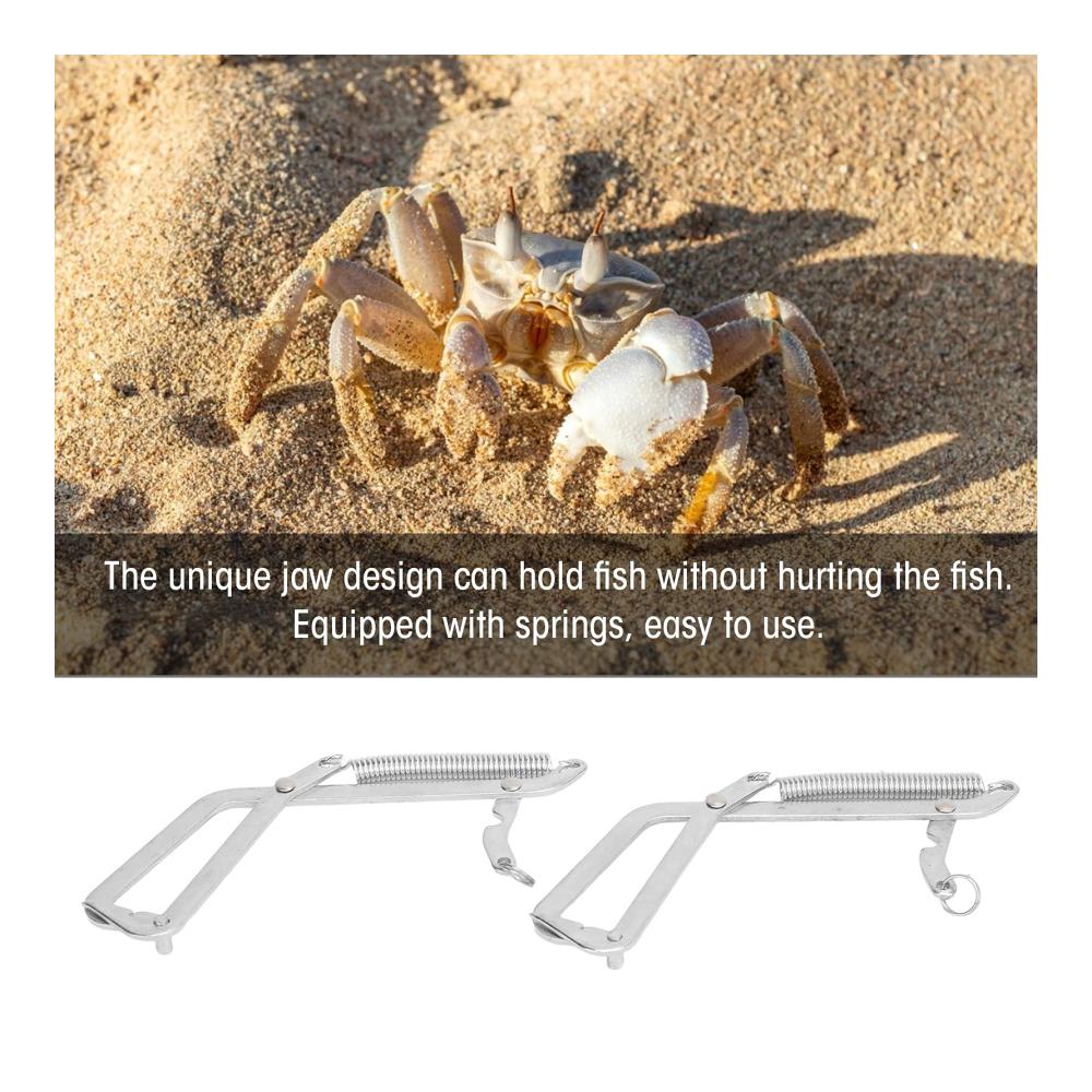 Premium Meeresfrüchtebesteck-Set 2 Edelstahl-Greifer für müheloses Fangen von Krabben Hechten & Raubtieren - Ideale Begleiter für Outdoor-Angeln und kulinar