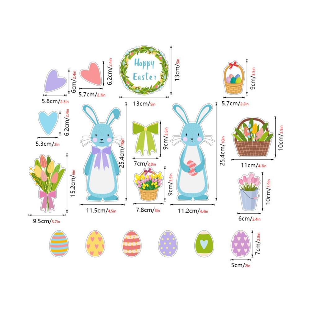 18er Set Ostern Magnete Kinder Tiere - Bunte Kühlschrankmagnete für Osterfreude - Süße Motive für Kühlschrank und Magnettafel - Fröhliche Ostergeschenke für Kinder