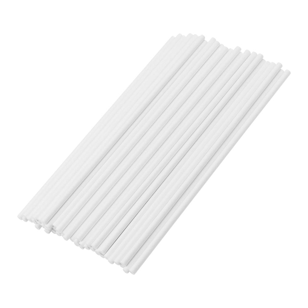 600-teiliges Cake-Pop-Set mit Spritzbeutel | 200 Stk. 15.2cm Cake-Pop-Sticks transparente Beutel & gedrehte Bänder | Lutscherformen für Süßig