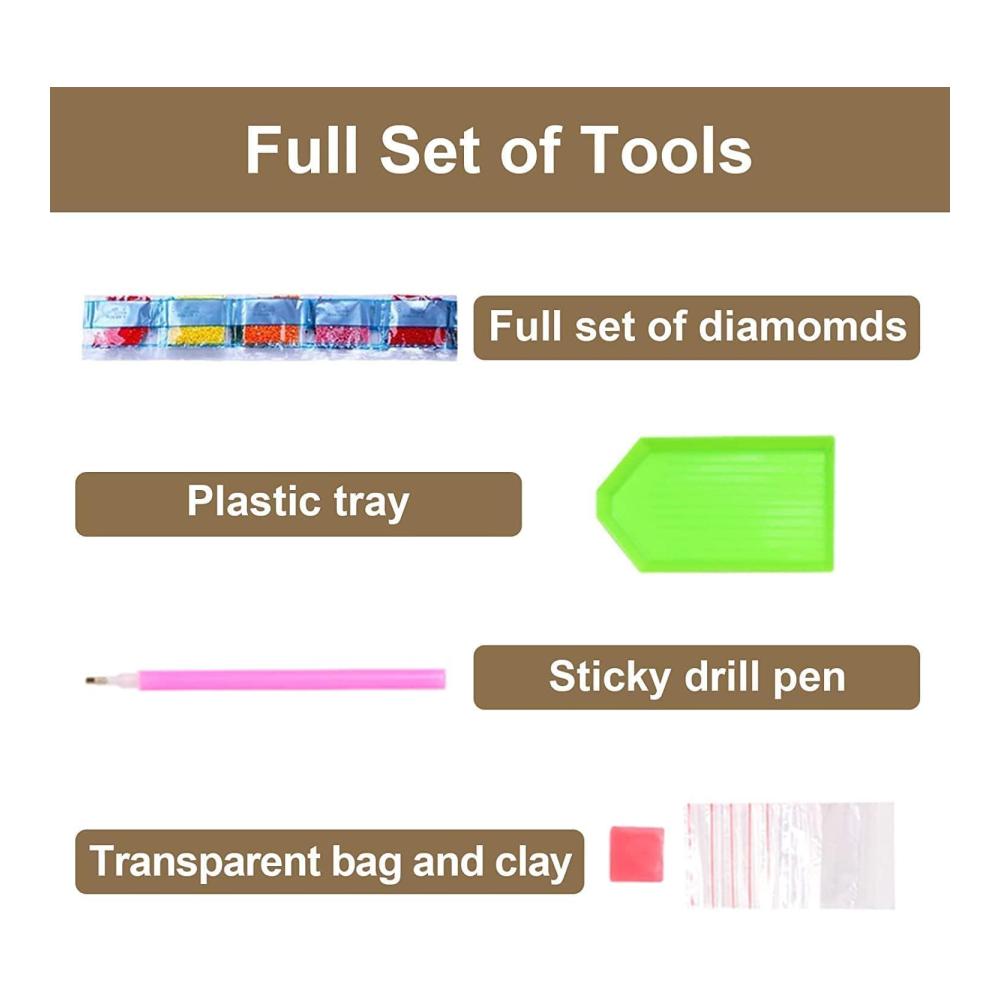 5D Diamantmalerei Bausätze - DIY Schöne Blumen Malen nach Zahlen - Komplettes Set für Erwachsene - 40x50cm - Rahmenlos - Ideales Hobby für Kreativität und Entspannung - Perfektes Geschenk für Kunstliebhaber