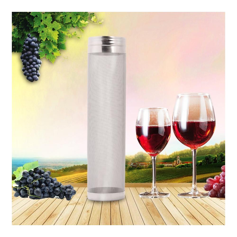 Edelstahl Weinfilter Trichter Set für feinste Weinbereitung - Perfekte Filtration von Wein Saft & mehr - Weinfilter & Siebe für höchste Ansprüche