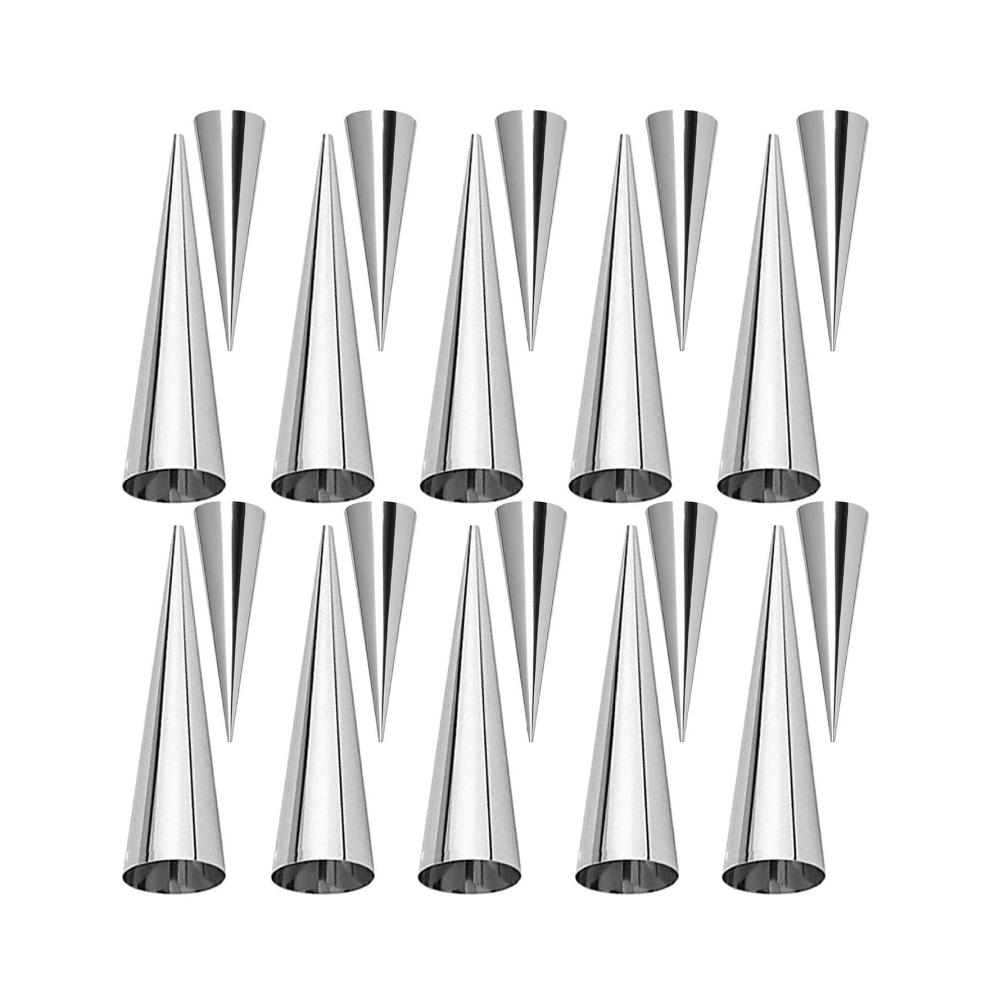 Entdecken Sie unser vielseitiges Backformset Edelstahl Cannoli-Form Cremebrötchenform Lady-Lock-Form Croissant-Schale und mehr! Perfekt für Ihre Backabenteuer