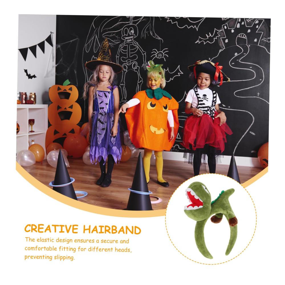 Entdecken Sie stilvolle Vielseitigkeit mit unserem Dinosaurier-Stirnband Haarbänder für Halloween schicke Kopfbedeckung für jeden Anlass! Perfekt für Make-up und mehr – Ihr praktisches Haarband mit tierischem Flair. Verleihen Sie Ihrem Look mit unserem Dinosaurier-Haarband einen einzigartigen Touch. Erobern Sie die Mode mit diesem trendigen Halloween-Haarreif. Ein Must-Have Ohr-Accessoire für alle Dinosaurierliebhaber