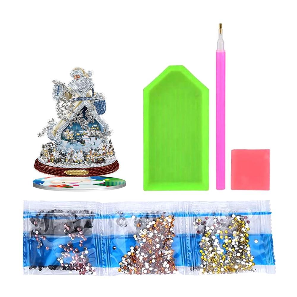Erstellen Sie funkelnde Kunstwerke mit unseren Mosaikfliesen - Weihnachtsmann Schneemann und mehr. Perfekt für DIY-Diamantmalerei und Weihnachtsdekorationen
