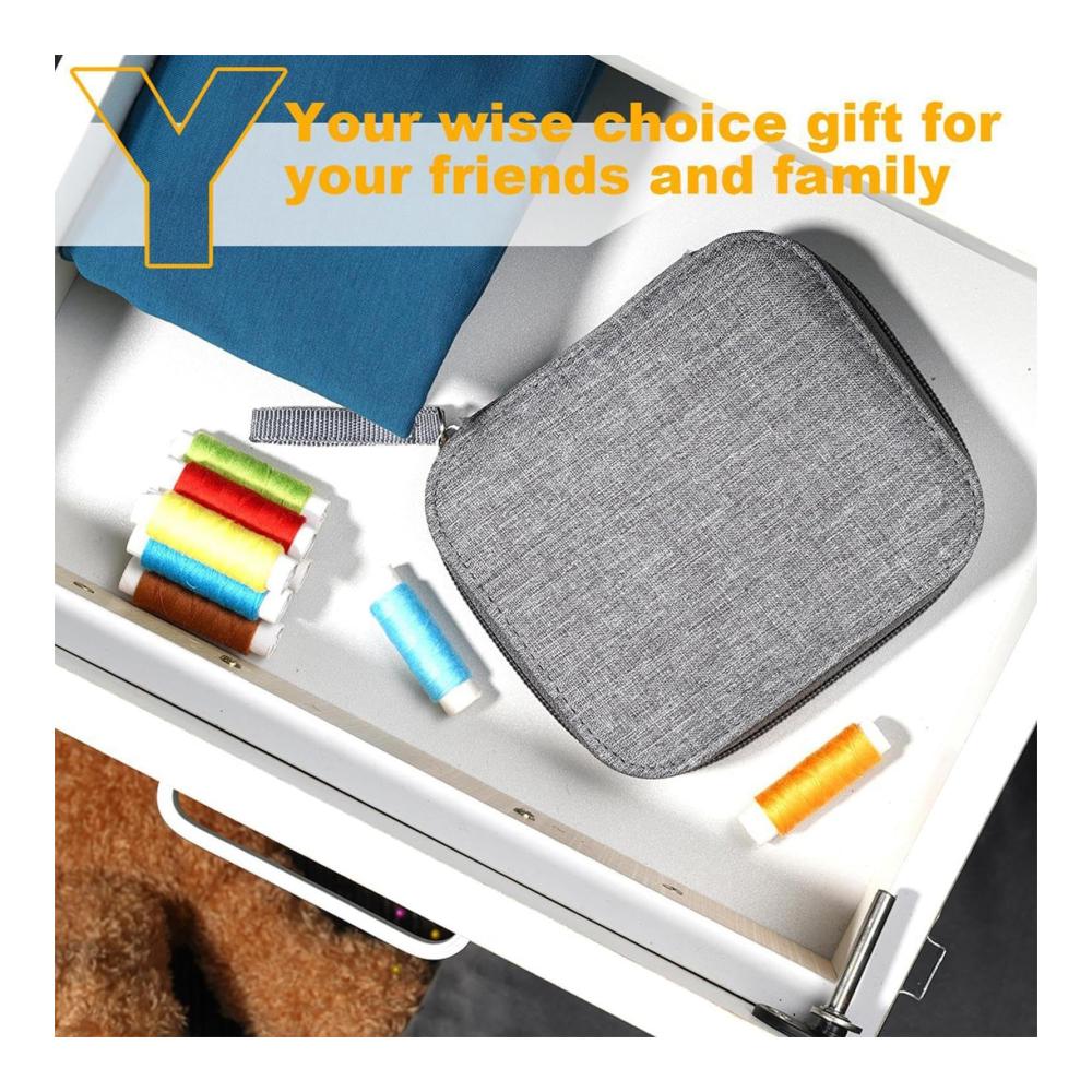 Entdecken Sie unser 86-teiliges Professionelles Nähset für Erwachsene | Inklusive Reise-Nähset und Nähkasten-Set | Hochwertiges Nähgarn-Set und DIY-Nähzubehör | Perfektes Anfänger-Nähset