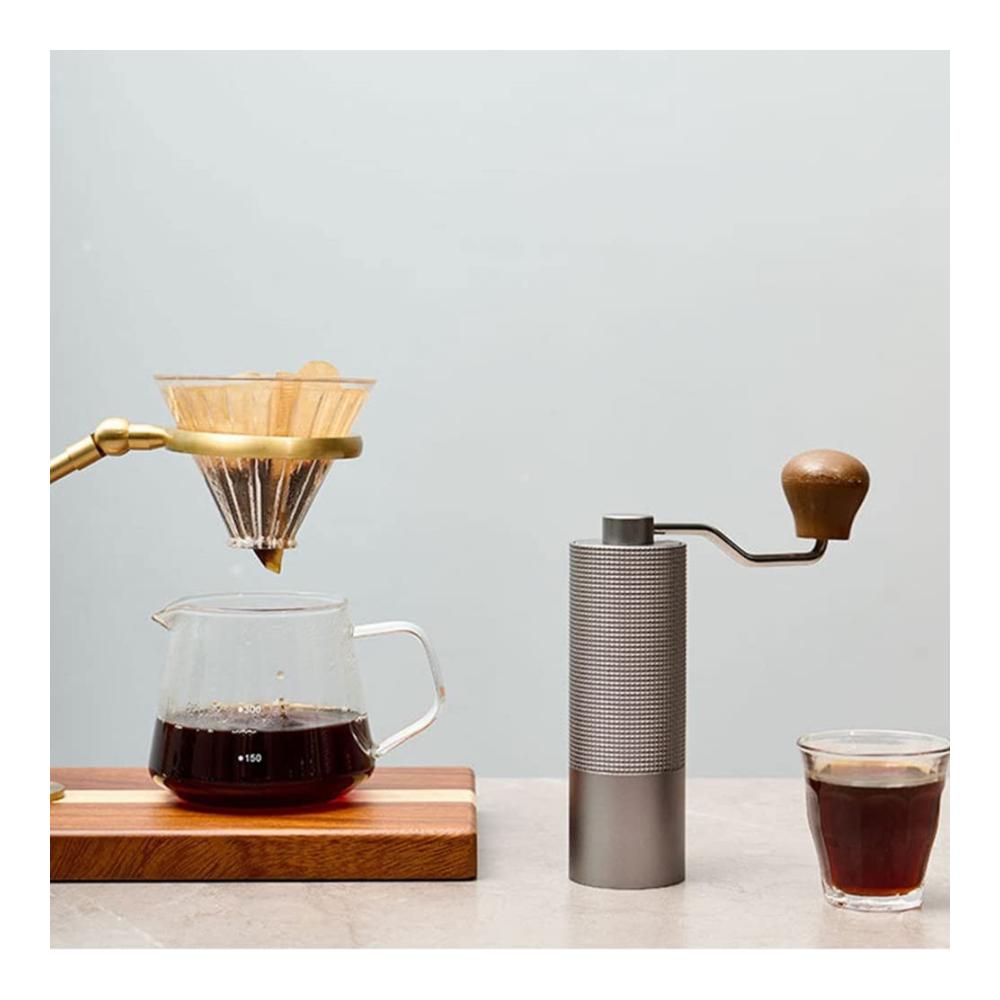 Kaffeegenuss pur Hand-Kaffeemühle mit verstellbarem Stahlkern für feinste Aromen | Tragbares Hand-Espresso-Mühlenwerkzeug für die Küche