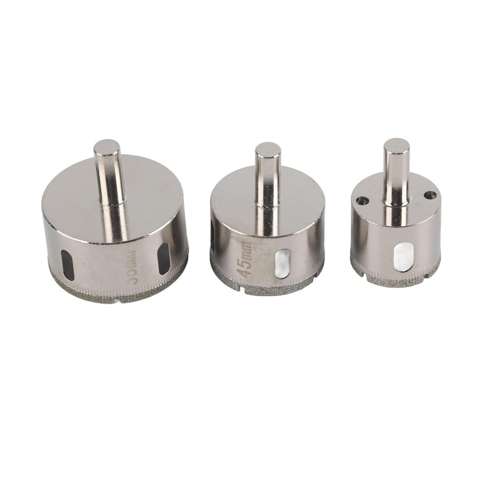 Präzises Tranchiermesser für müheloses Schneiden - Ideal für Porzellan Marmor Glas Granit & Fliesen - Inklusive 35 mm 45 mm 55 mm Lochsägen-Bohrkrone für professionelle Präzision. Entdecken Sie die Perfektion beim Schneiden