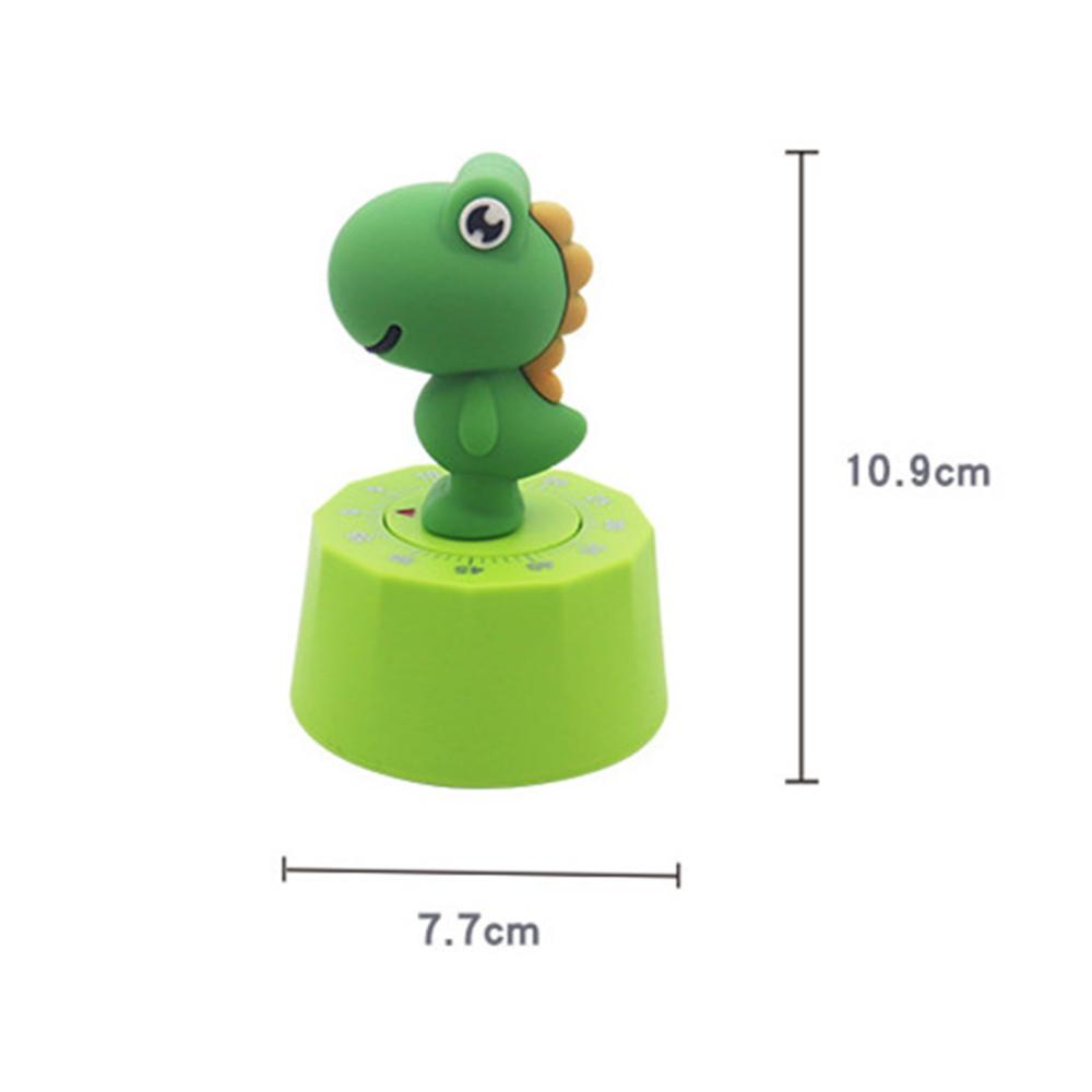Eieruhren Küchentimer Niedlicher Dinosaurier Kinder Digitaltimer für effektives Zeitmanagement - 60 Minuten Countdown - Grün