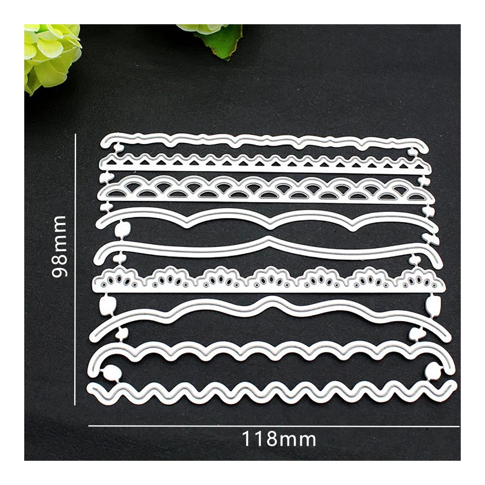 Hochwertige Metall-Stanzbögen für DIY Kartenherstellung & Scrapbooking – 9 Schmetterlingsformen inklusive Spitze & Prägeschablone – Ideales Werkzeug für Fotoalben & Handwerksprojekte