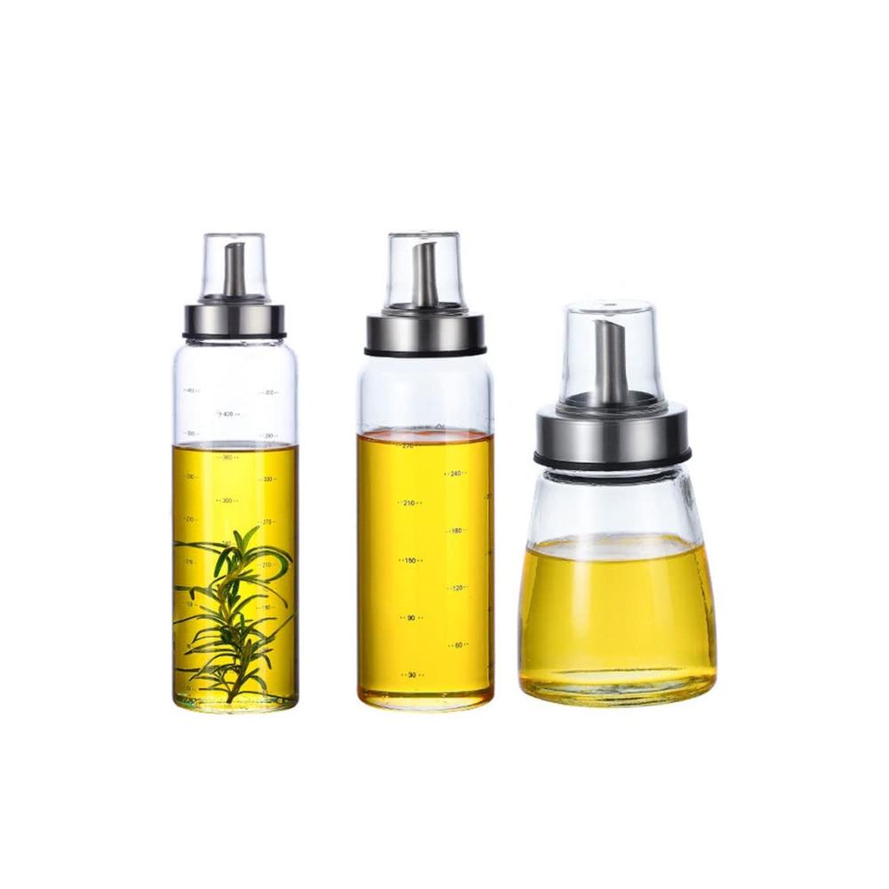Premium Glasflasche 300ml für Öl & Gewürze | Auslaufsicherer Ölspender & Sprüher | Hochwertiges Borosilikatglas | Unverzichtbar für die Küche | Leicht zu reinigen & befüllen