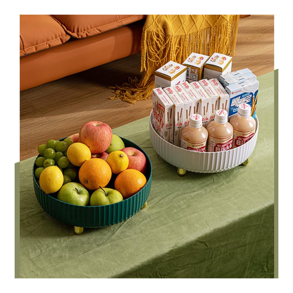 Effizientes Gewürzregal Drehbarer Aufbewahrungsturm für Küche & Vorratsraum - Orangefarbener Organizer für Gewürze Platzsparend & Stilvoll - Inklusive Küchenregal & Kühlschrank-Organizer||22CM