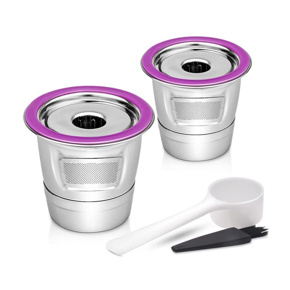 Nachhaltiger Edelstahl-Kaffeekapselbecher | Wiederverwendbarer Mehrwegfilter für 2.0/1.0 Mini Plus Kaffeemaschinen | Umweltfreundliches Kaffeegenuss-Erlebnis