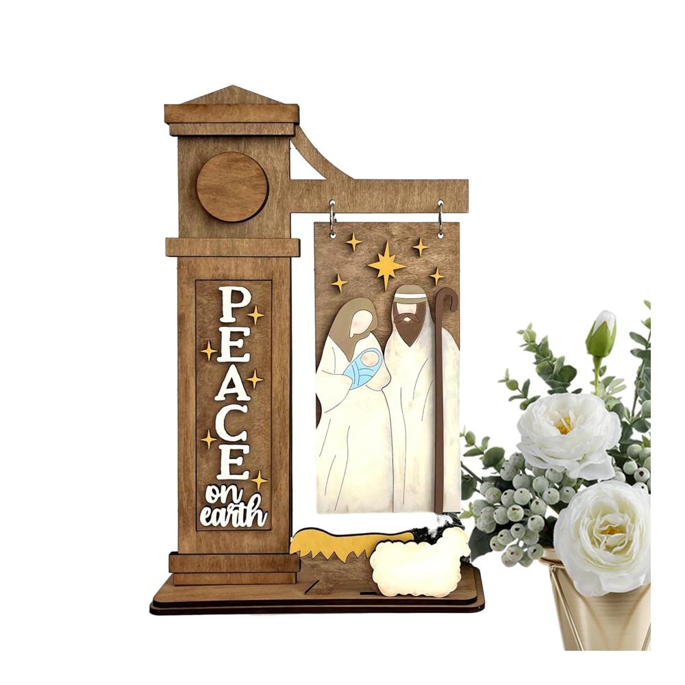 Osterhase Holz Stanzverzierungen | Scrapbooking Tischdeko | Rustikale Bauernhaus Osterdekoration für Frühling und Ostern (Weiß-Holzfarbe) Holzornament Hase zum Basteln - Bunte Hasenfigur
