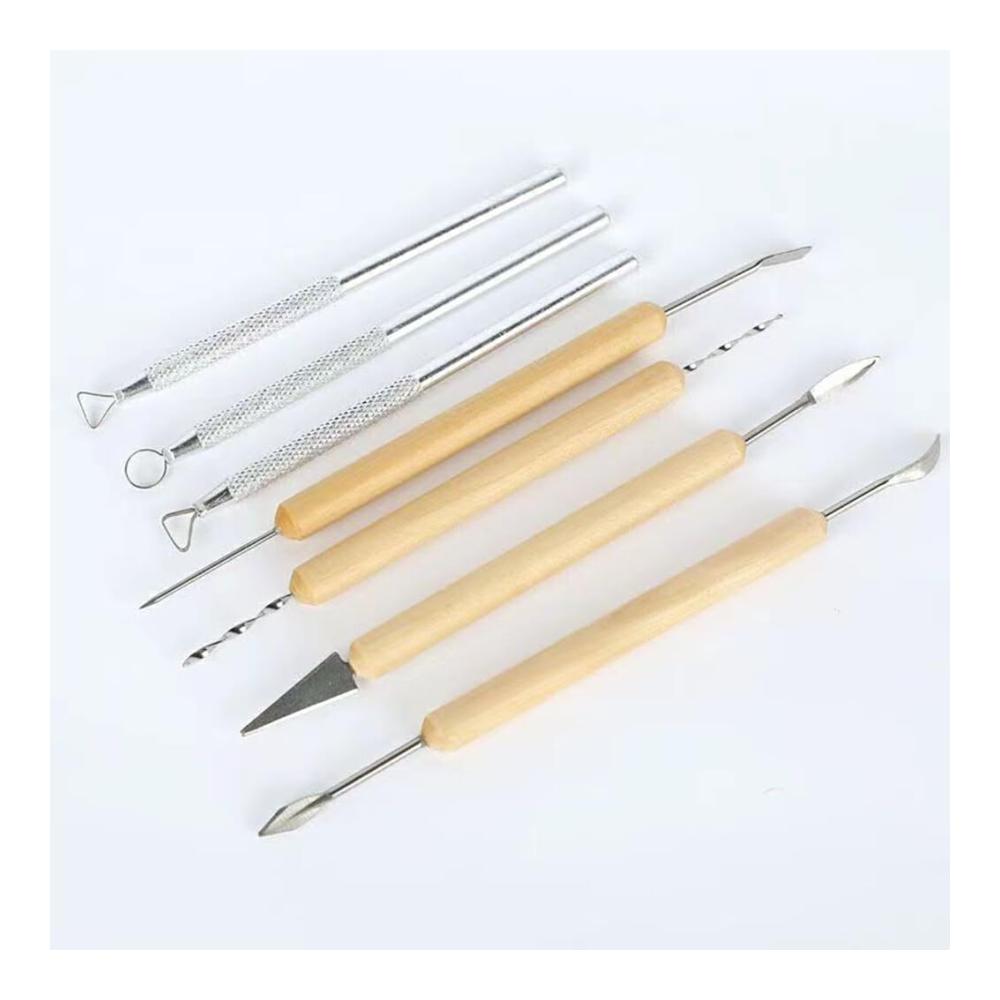 Professionelles 14-teiliges Keramikbildhauer-Werkzeugset für vielseitige Anwendung – Formen Sie Ton Holz und Polymer mit Leichtigkeit! Perfekte Rundungen und präzise Kanten