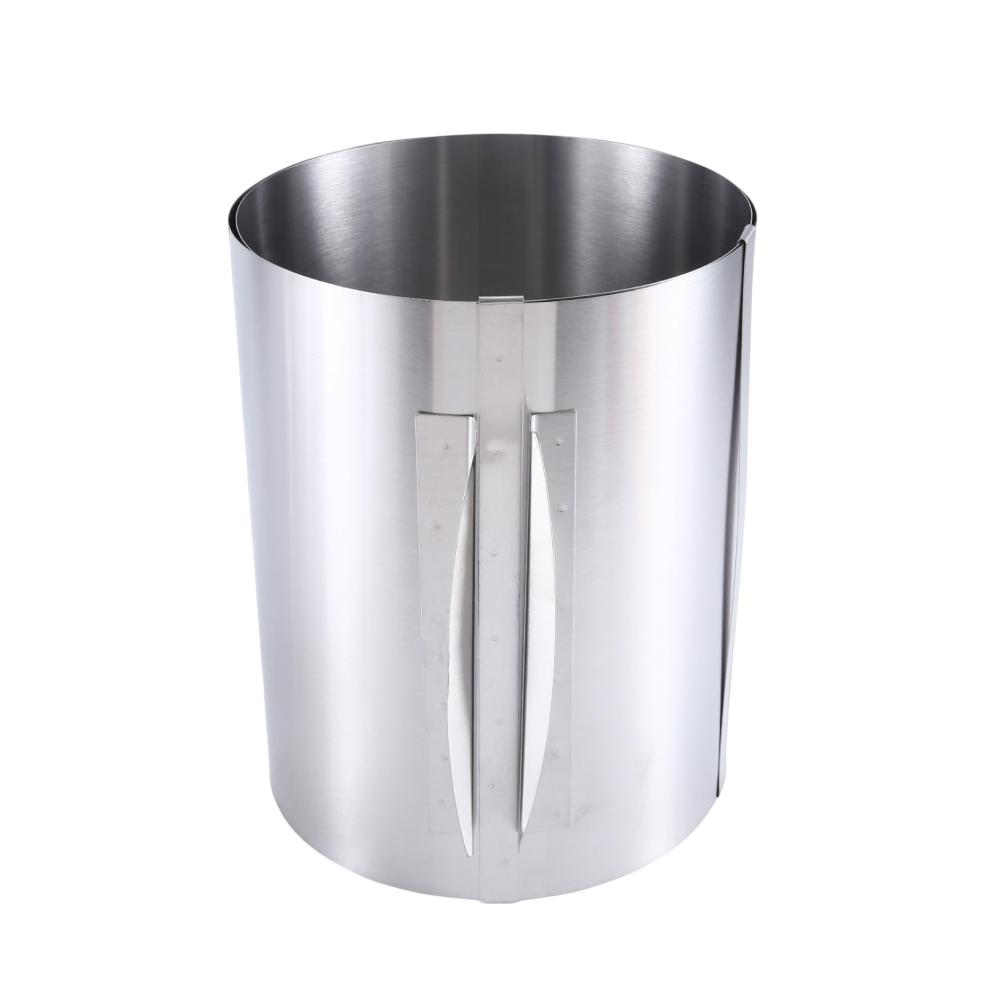 Entfalte Meisterhaftes Backen Verstellbarer Edelstahl-Tortenring für Perfekte Kreationen! Silberne Kuchenform Hoch 20 cm Backring Verstellbar und Stilvoll - Genieße Einfache Zubereitung und Präsentation. Backspaß Perfektioniert