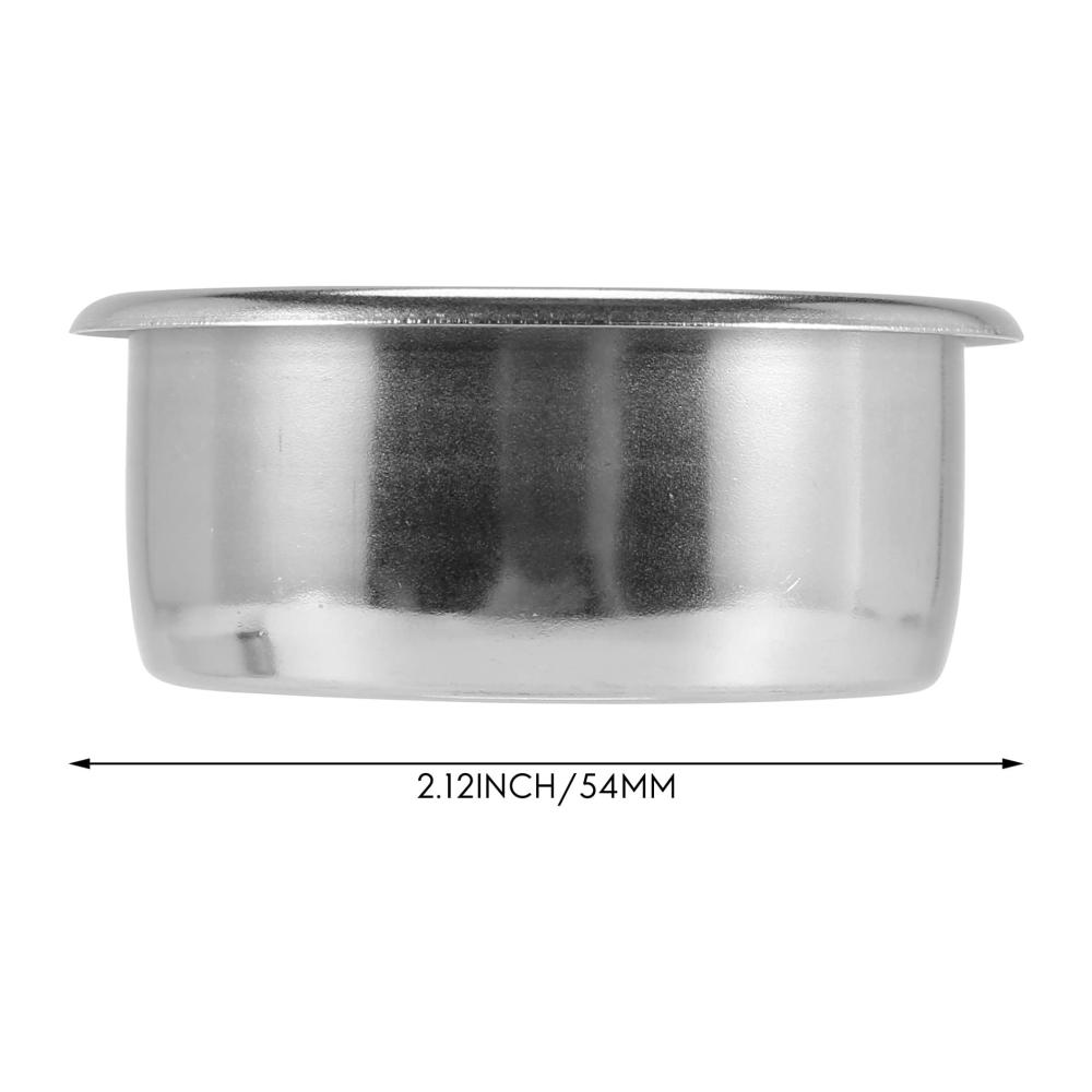 2er-Pack Mehrwegfilterkorb für Sage 870/875/878/880 – Nachhaltige Lösung für Halbautomatische Kaffeemaschinen – Filter ohne Boden – Umweltfreundlich und praktisch