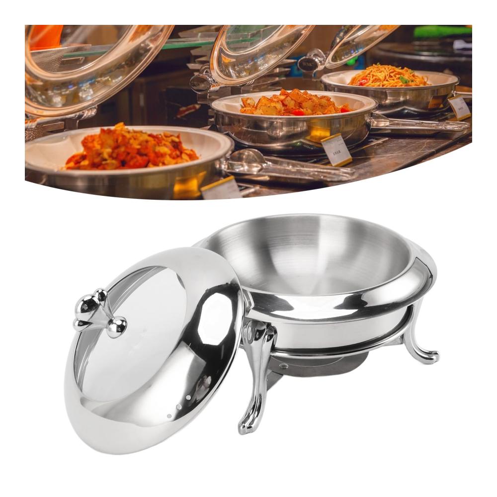 Edelstahl Stövchen & Speisewärmer Tragbarer Buffetwärmer mit Kippschutz für Weihnachten – Halten Sie Ihre Gerichte heiß! Ideal für Partys & Veranstaltungen. Hergestellt aus hochwertigem