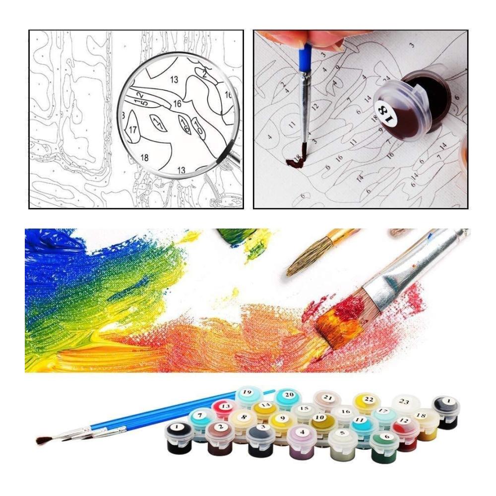 Entdecken Sie Ihre künstlerische Seite mit diesem hochwertigen Malset für Erwachsene DIY Ölgemälde Farbe Nach Anzahl Kit - Edward Manets berühmtes Porträt von Madame Brunet - Alles was Sie brauchen um Ihre eigene Meisterarbeit zu schaffen