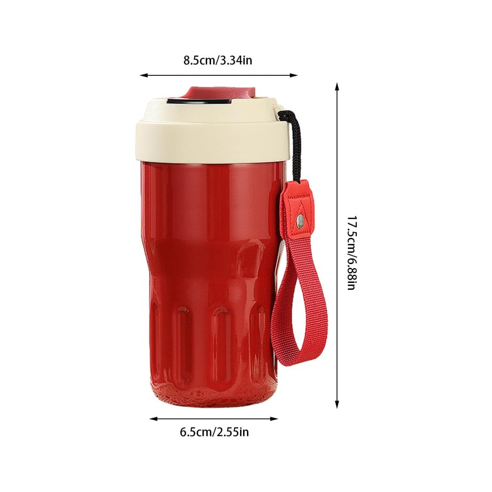 Intelligente Thermosflasche - 500 ml Digitalanzeige Isolierte Wasserflasche mit dichtem Verschluss für Reisen Zuhause Wandern Ausflug - Moderner Thermobecher Freizeitzubehör - Hält Getränke perfekt temperiert