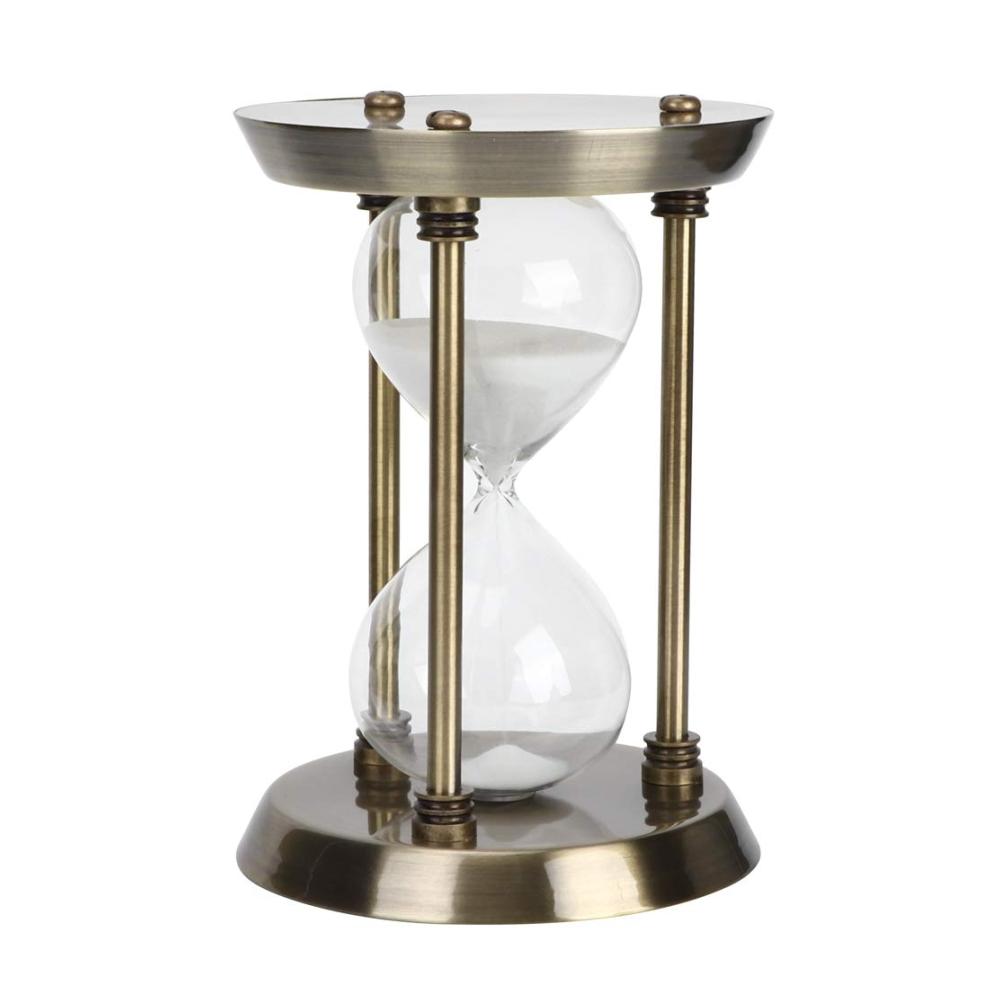 Elegante Sanduhr Eieruhr für Küche & Büro - Zeitmanagement Glas Timer Stilvolles Heimdekor & Schreibtisch Accessoire Ideales Geschenk für Freunde &