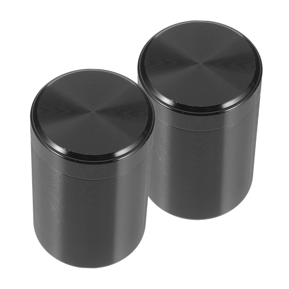 Halten Sie Ihre Köstlichkeiten frisch 2 Mini-Tee- und Kaffeedosen aus hochwertiger Titanlegierung für unterwegs und zu Hause. Perfekt für Bauernkeks und Süßigkeiten