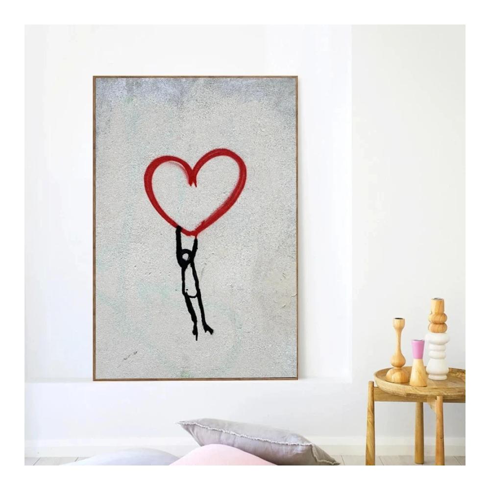 Entdecken Sie unsere exklusive Auswahl an Leinwanddrucken für Ihre Heimdekoration! Graffiti-Kunst und minimale Malerei in Lackierungen. Perfekte Wandkunst für Ihr Wohnzimmer. 50 x 70 cm rahmenlos