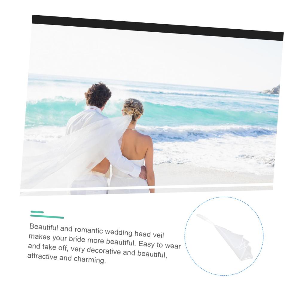 Brautaccessoires 3St Brautschleier Hochzeitsschleier mit Brautstirnband perfekt für den Junggesellinnenabschied und die Hochzeit! Blitzlieferung für Ihre Partybedürfnisse