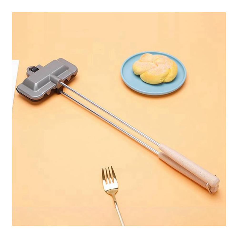 Entdecken Sie die Vielseitigkeit 1 Stück Grillpfanne aus Aluminiumlegierung - Abnehmbar und Antihaftbeschichtet für köstliche Frühstücksideen und knuspriges