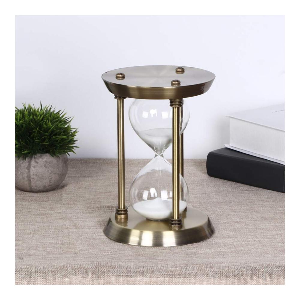 Elegante Sanduhr Eieruhr für Küche & Büro - Zeitmanagement Glas Timer Stilvolles Heimdekor & Schreibtisch Accessoire Ideales Geschenk für Freunde &