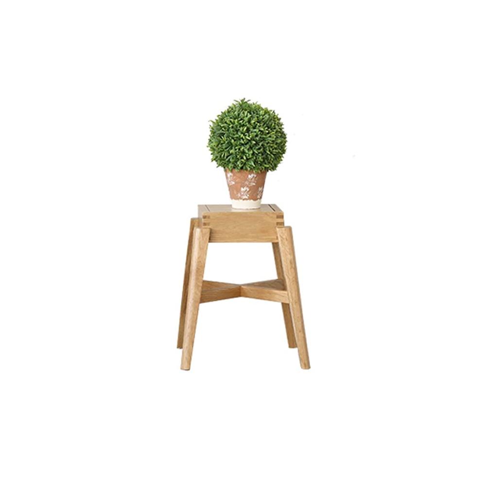 Präsentiere deine Blumen stilvoll! Holzsockel für Vasen und Pflanzenständer - Stilvoller Halter für Innen-Blumentöpfe - Dekoratives Pflanzgefäß-Display - Einzigartiger Vasenständer aus Holz für eine charmante