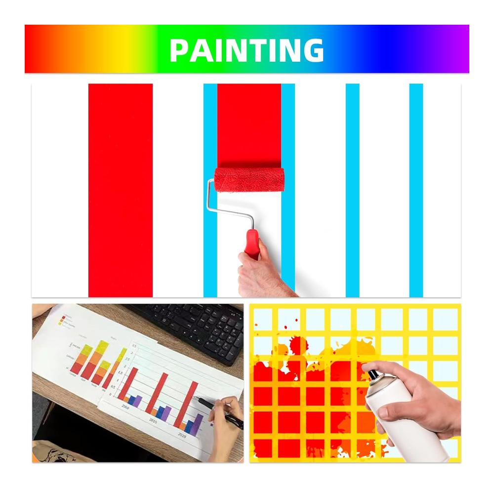 Bunte Klebebänder Regenbogen Washi Tape Set für kreative DIY-Projekte – 20 Rollen Malerkrepp mit verschiedenen Farben für Kunst Handwerk & mehr! Ideal für Kinder und Erwachsene