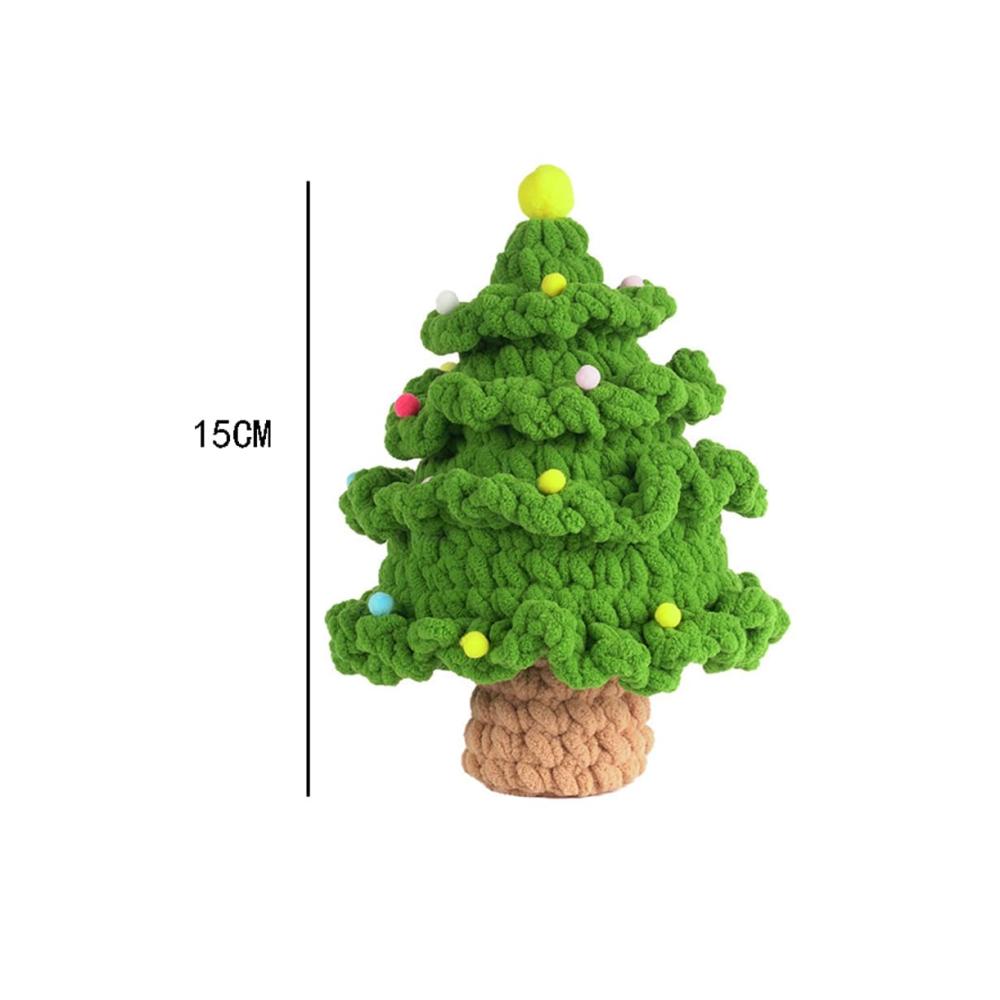 DIY Weihnachtsbaum Häkelset für Anfänger | Komplettes Häkelset mit niedlichem Xmas-Design | Perfekte Home-Dekoration für die Feiertage | Inklusive Urlaubsmotiven und Anleitung