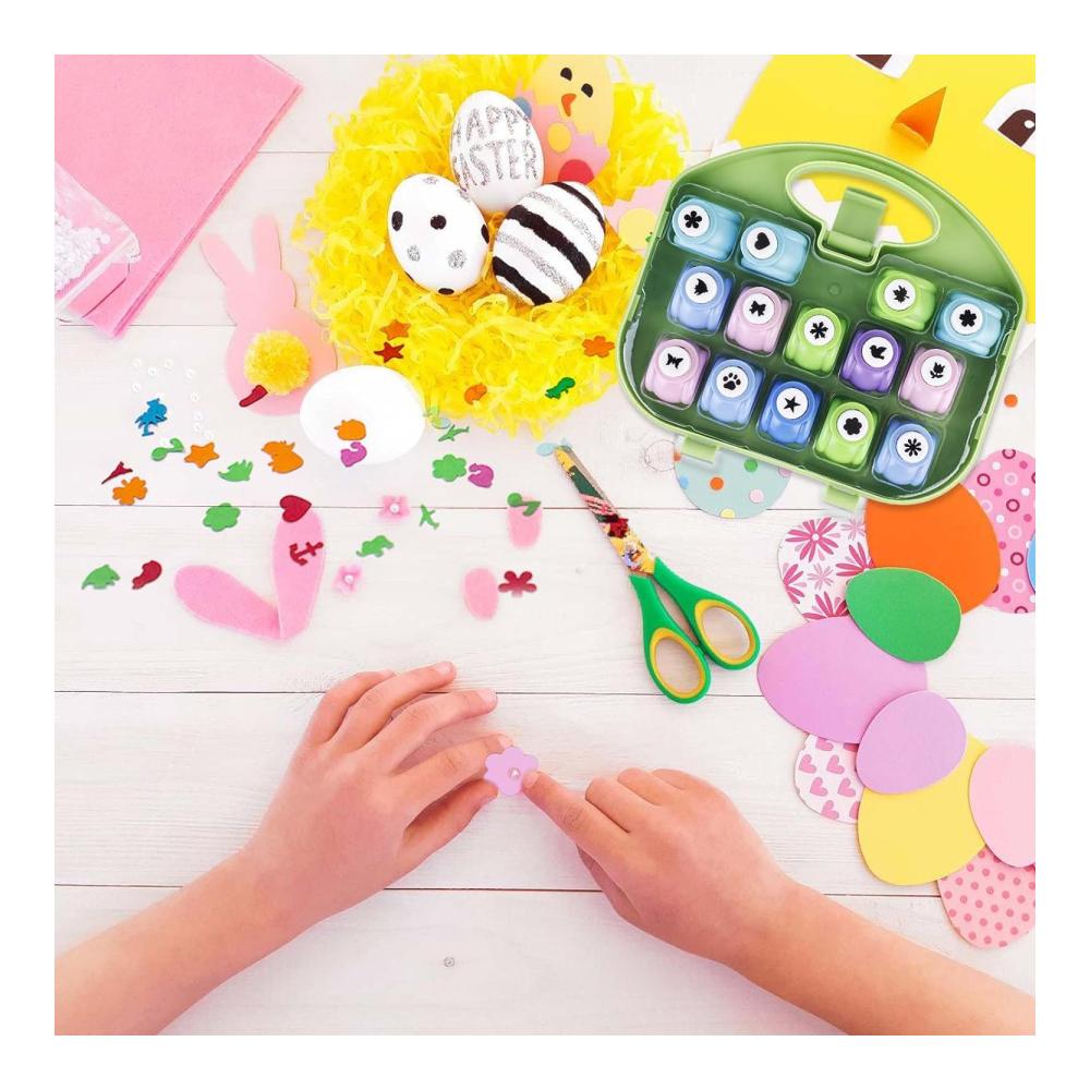 Erweitertes 14-teiliges Stanzer-Set für kreative Meisterwerke | Motivstanzer für DIY Scrapbooking & mehr | Hochwertige Papierausstanzungen für Handwerk & Grußkarten