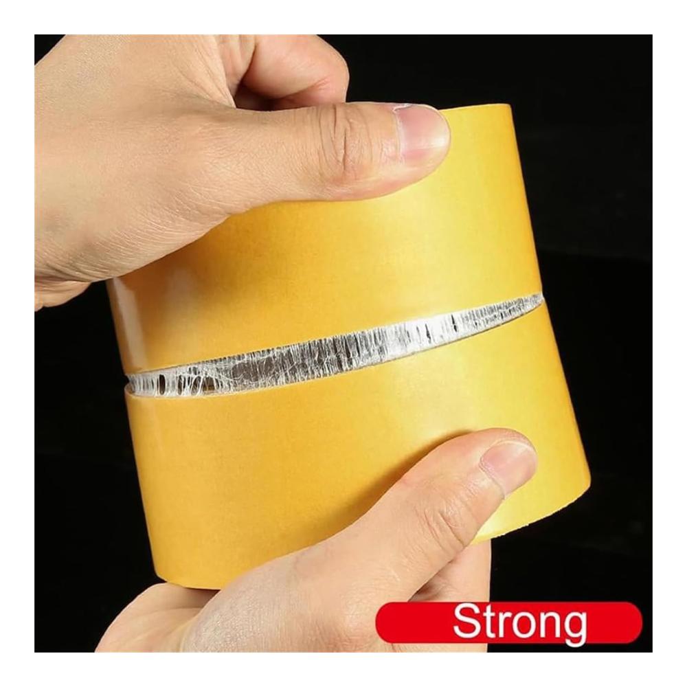 Fotografie-Meisterwerk Hochwertiges Fotoalbenzubehör Rahmen & Zubehör | Ultra-starkes Klebeband für doppelseitige Anwendung | Kristallklar wasserfest hohe Haftkraft | Ideal für Fotoalben (Weiß 4cm*10m