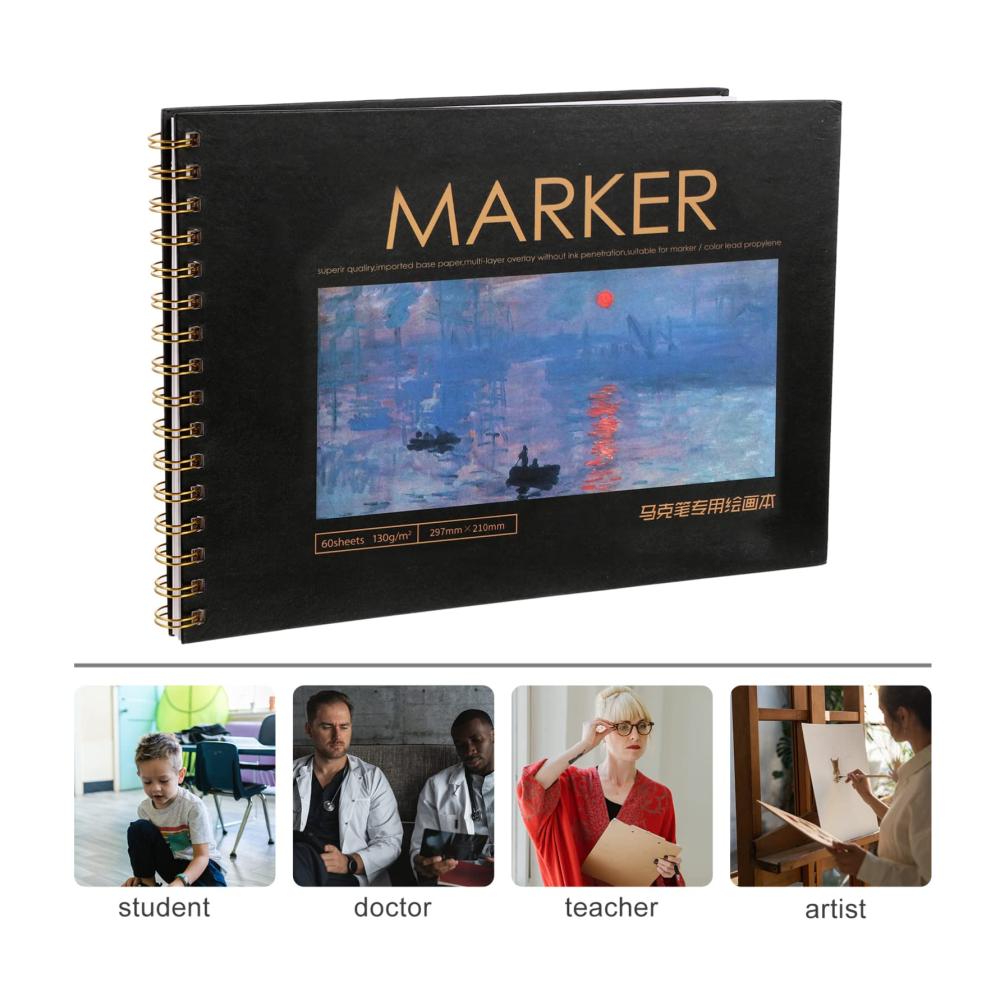 Entdecken Sie Kreativität mit VICASKY Skizzenbuch Set - A4 Sketchpad Markierungsblock Graffiti-Pad & mehr. Spiralzeichnung Notizbuch für Kinder & Erwachsene. Ideales leeres Malbuch & Doodle-Buch für künstlerische Ausdrücke