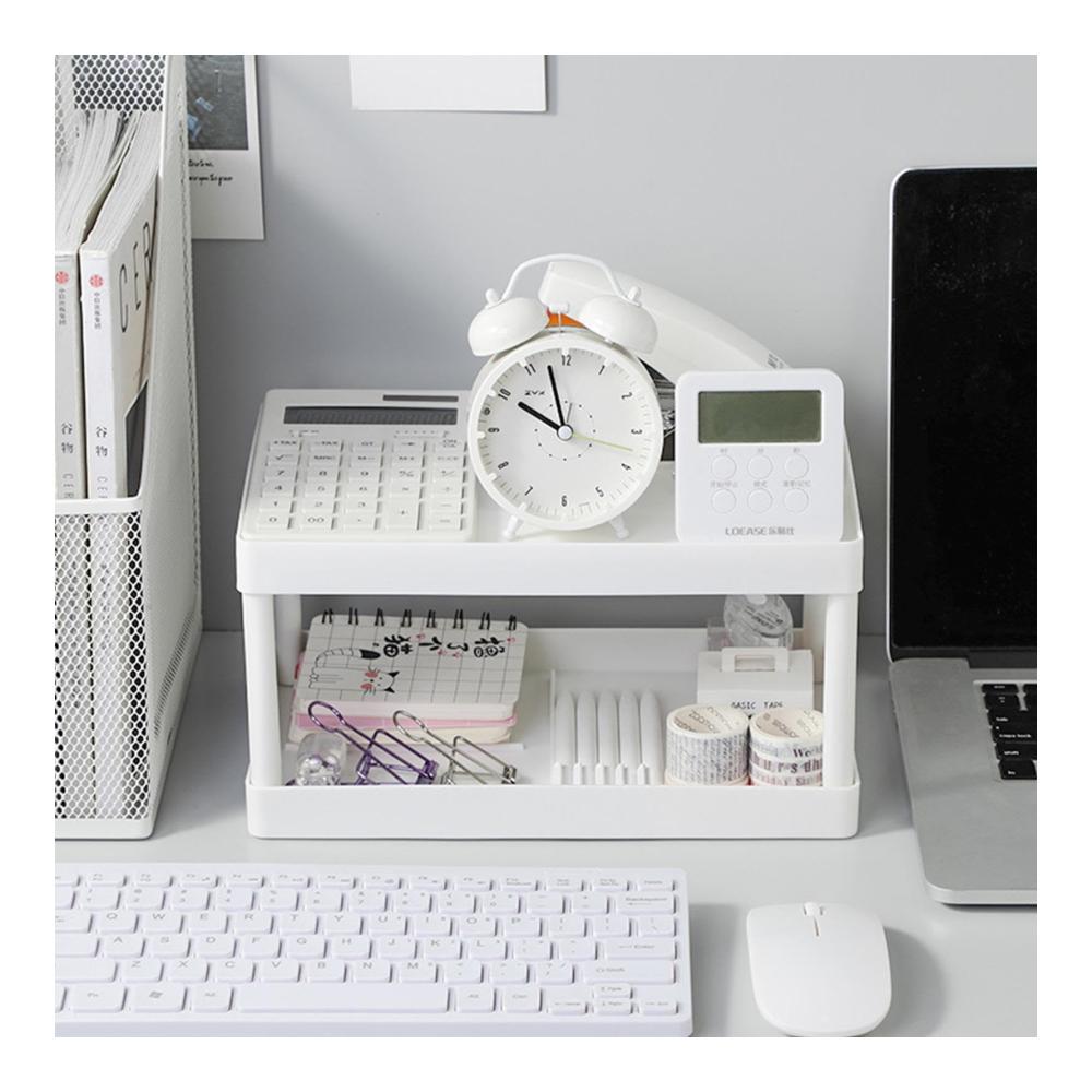 Effizientes Gewürzregal für die Küche Doppellagiges Desktop-Regal mit 475 g langlebiger Organizer für Arbeitsplatten und tragbarer Badezimmer-Organizer. Halten Sie Ihre Gewürze ordentlich und griffbereit