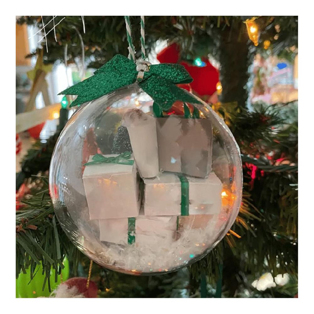 Entzückende Boxen & Kästen Lustige Weihnachtsbaum-Geschenkornamente  Mini-Paket-Ornamente für humorvolle Feststimmung! Perfekte Ergänzung für Ihre